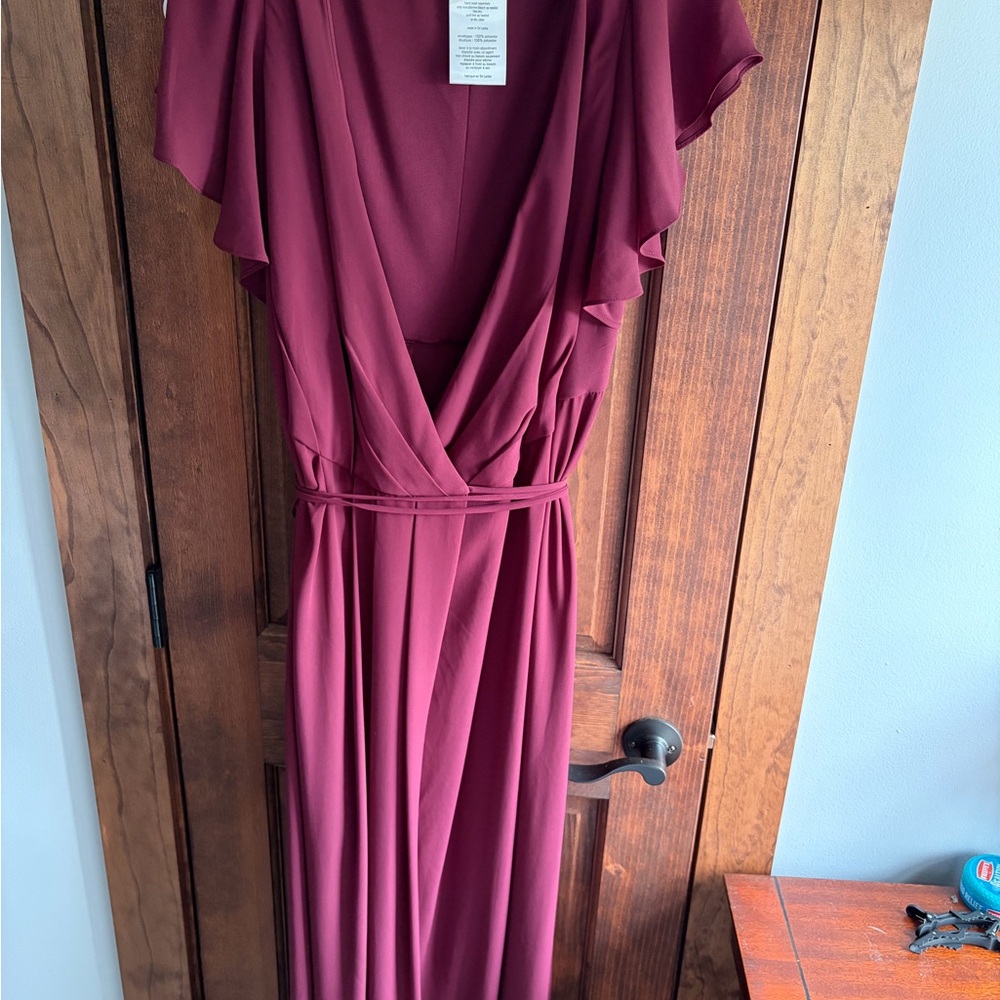 Chic Plum Maxi Dress